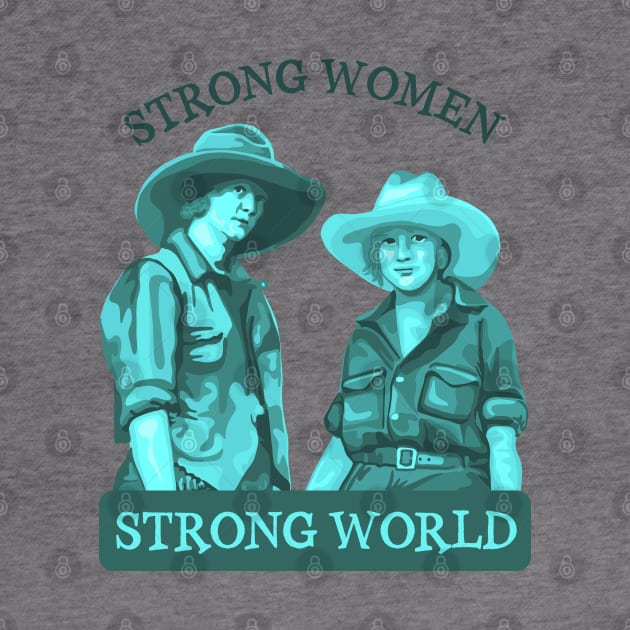 Strong Women Strong World by Slightly Unhinged